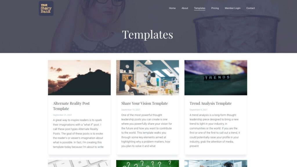 Your Story Bank